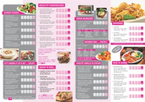 restaurant menu card printing